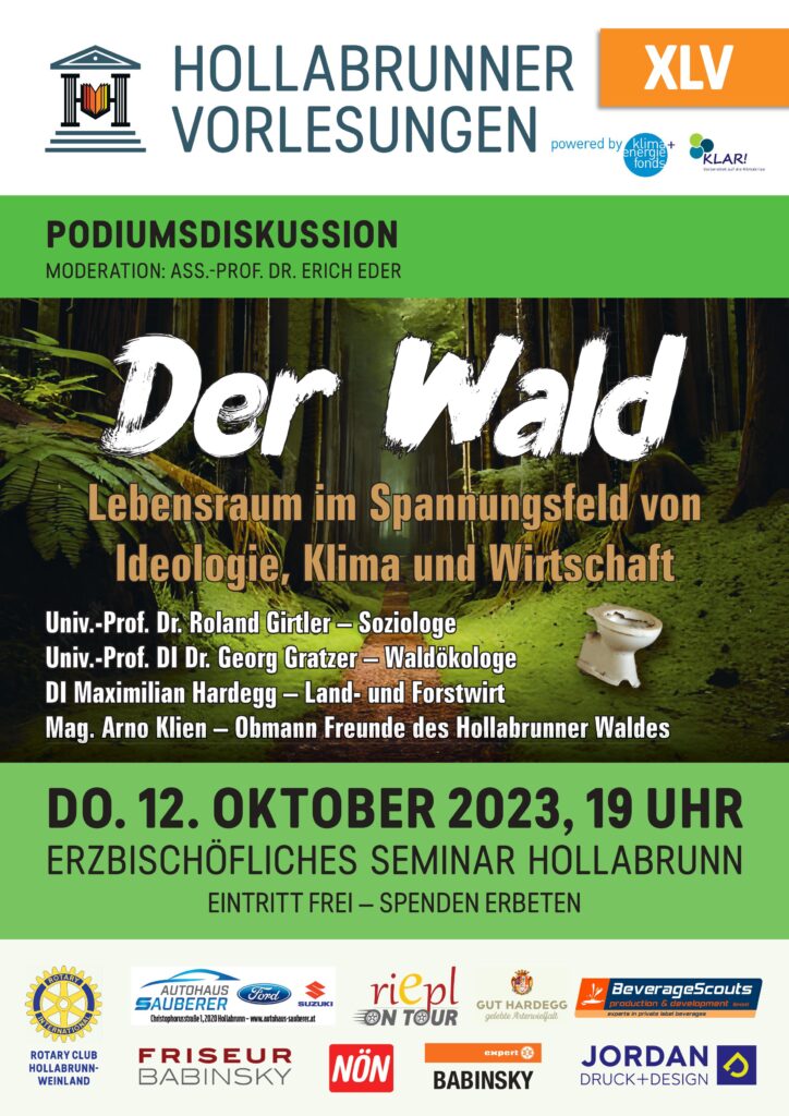 Nachlese: Hollabrunner Vorlesungen und KLAR! zum Thema Wald